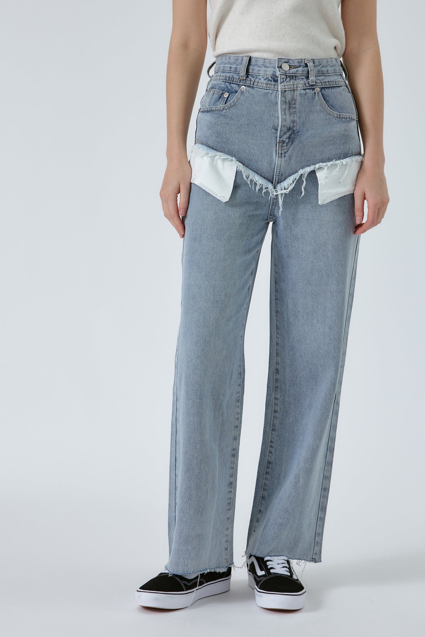 Mila Wrap Effect Jeans