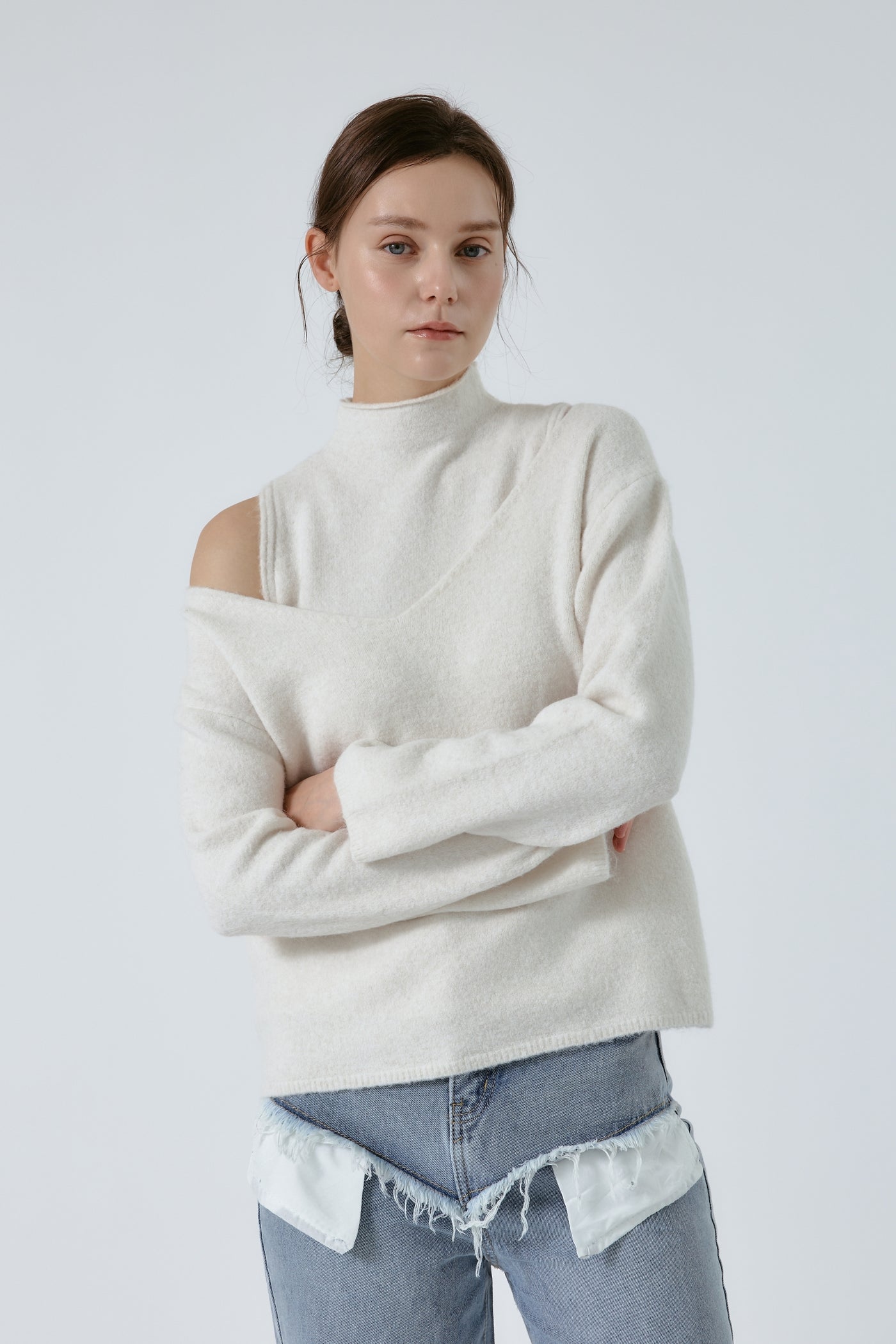 Ella 2in1 Knit Sweater Top