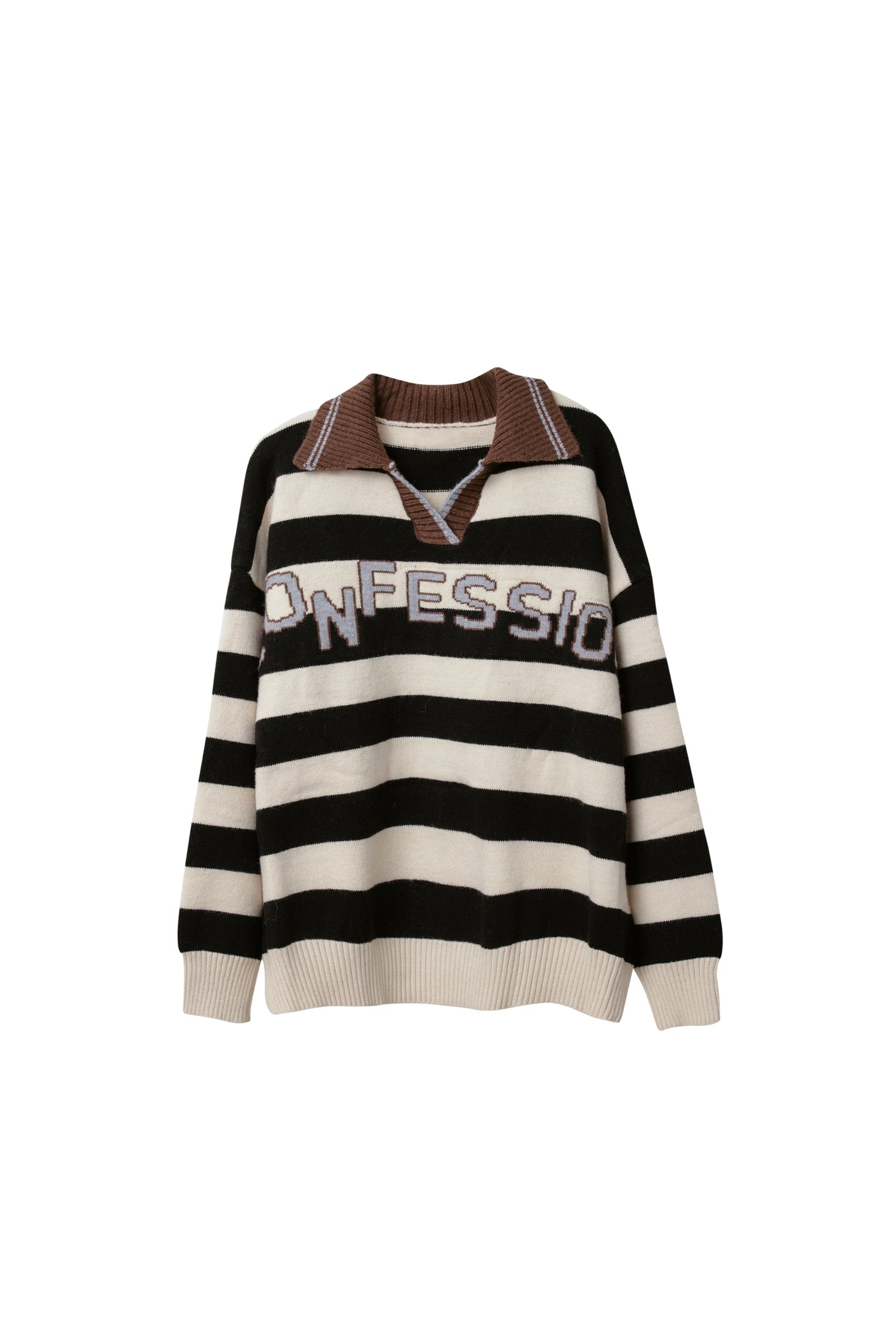Ellie Varsity Knit Sweater