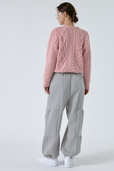 Zoe Cable Sweater Top