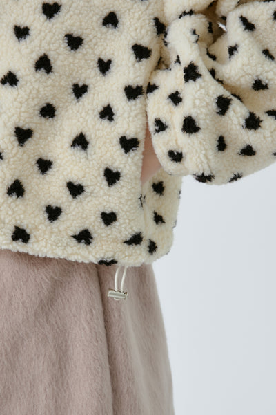 Violet Teddy Boucle Jacket