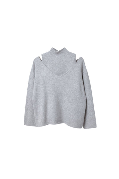 Ella 2in1 Knit Sweater Top