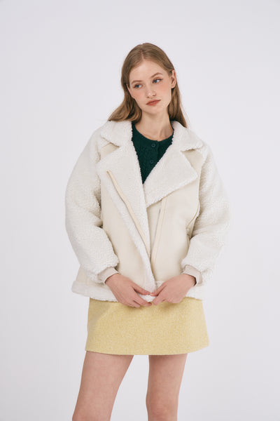 storets.com Gianna Faux Shearling Jacket