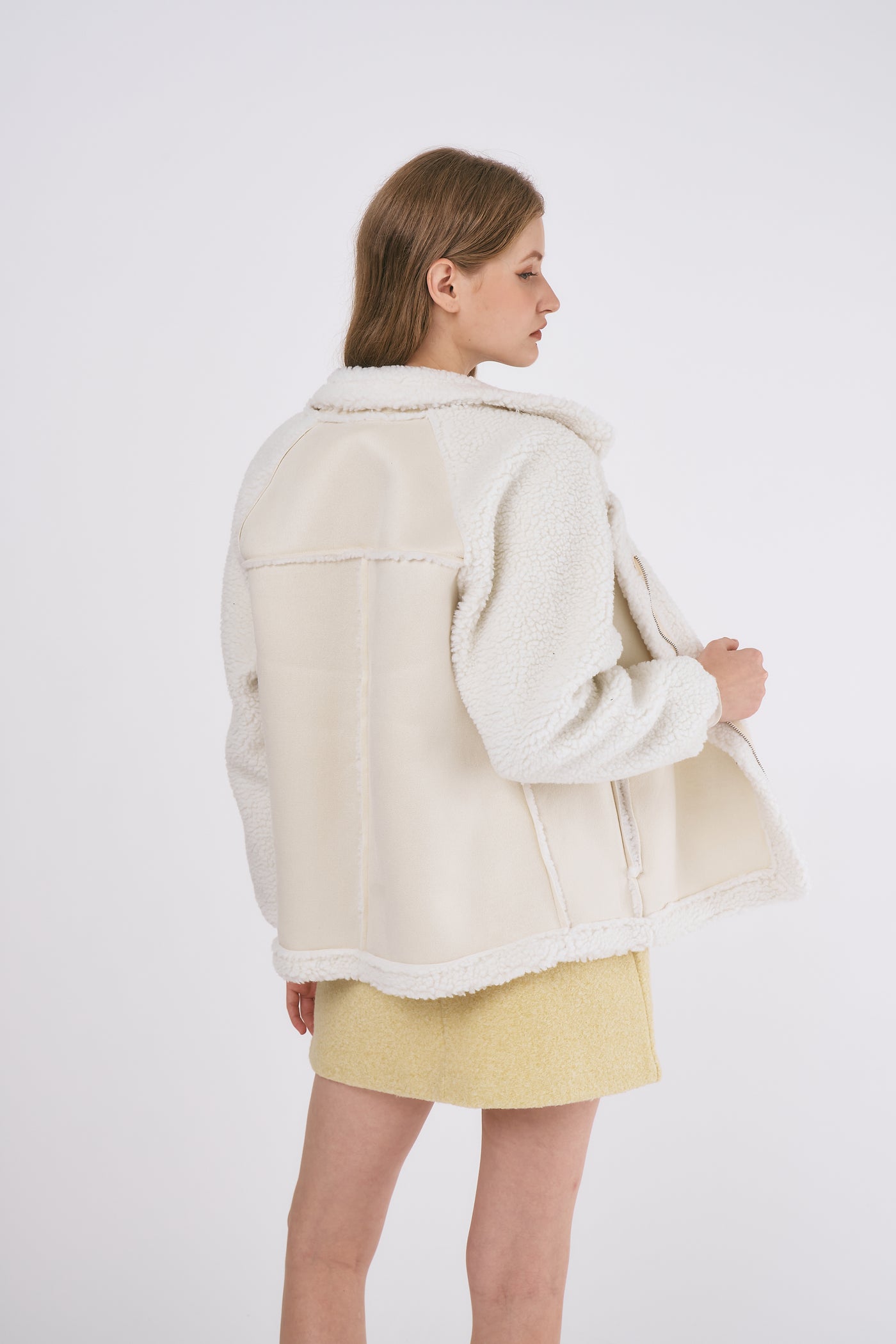 storets.com Gianna Faux Shearling Jacket
