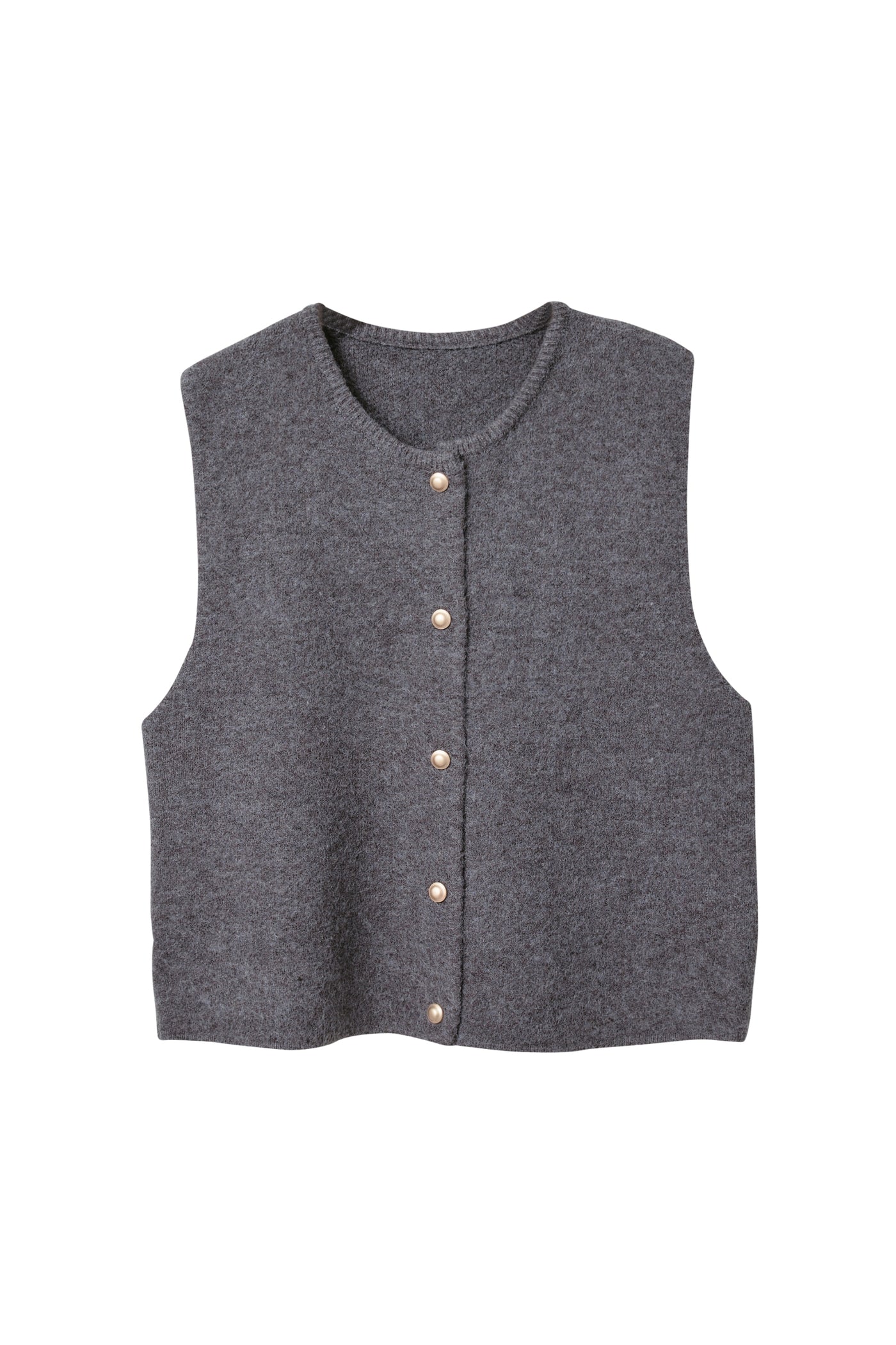 Lana Knitted Sleeveless Cardi Vest