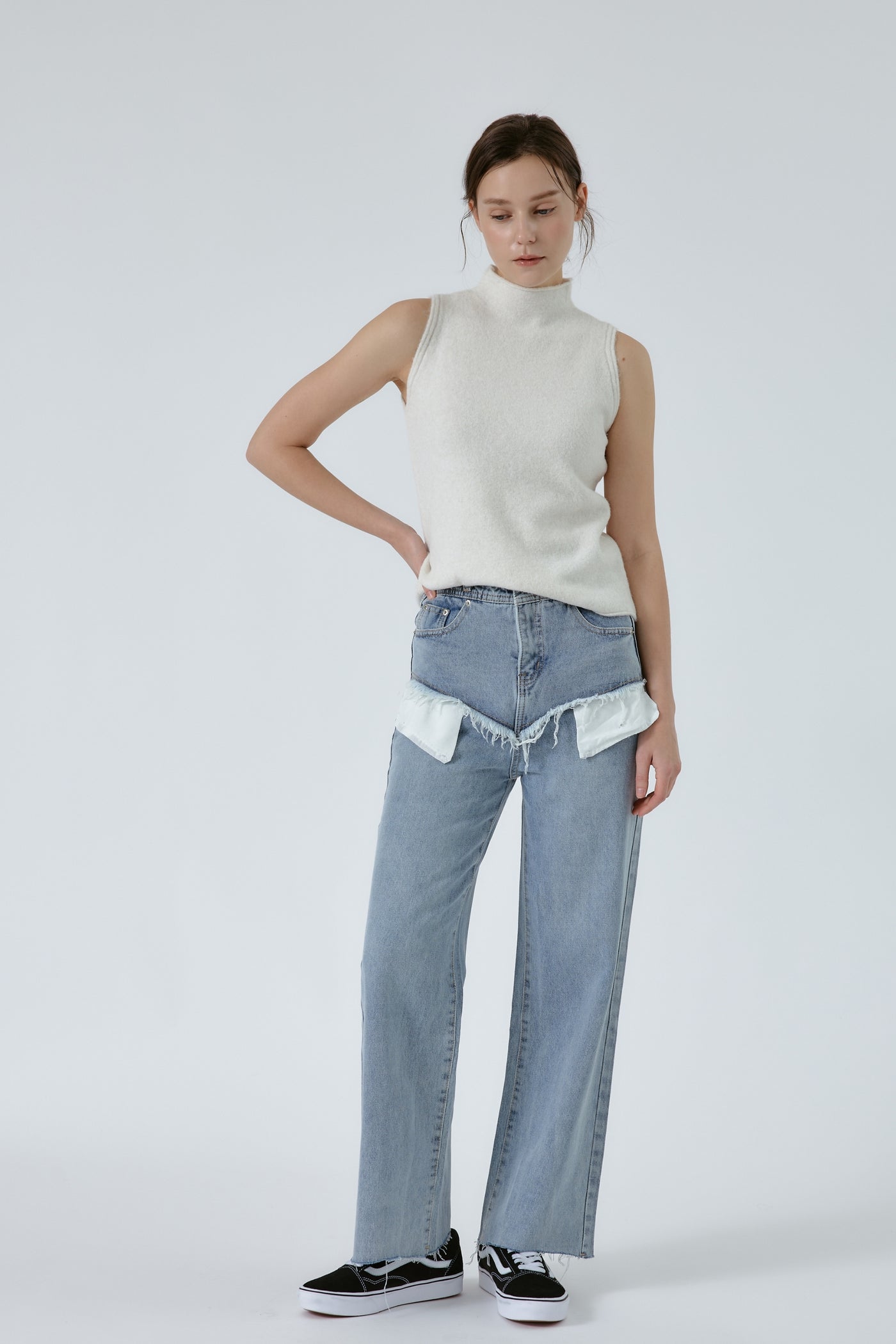 Mila Wrap Effect Jeans