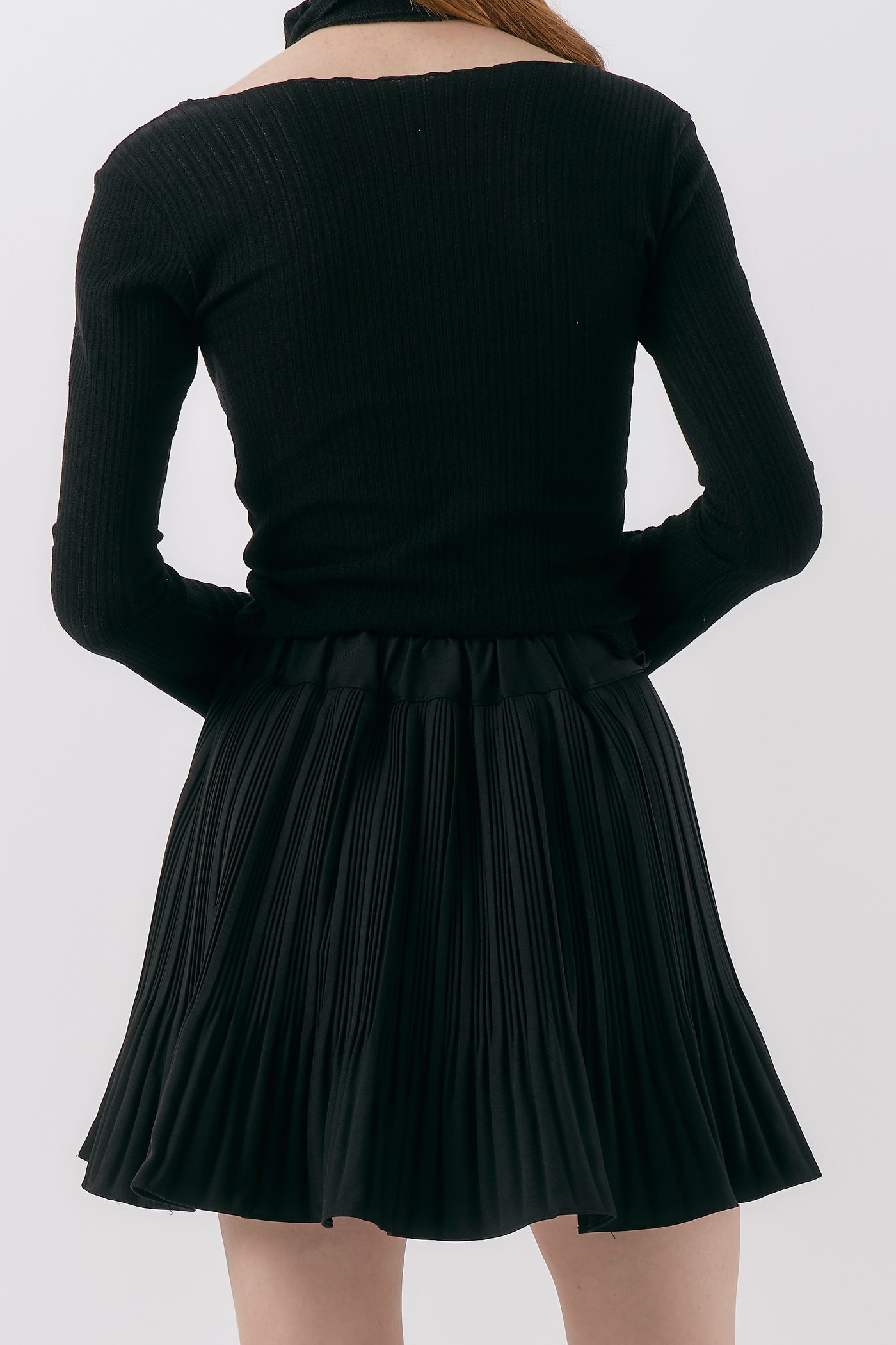 storets.com Abony Pointelle Top w/Scarf