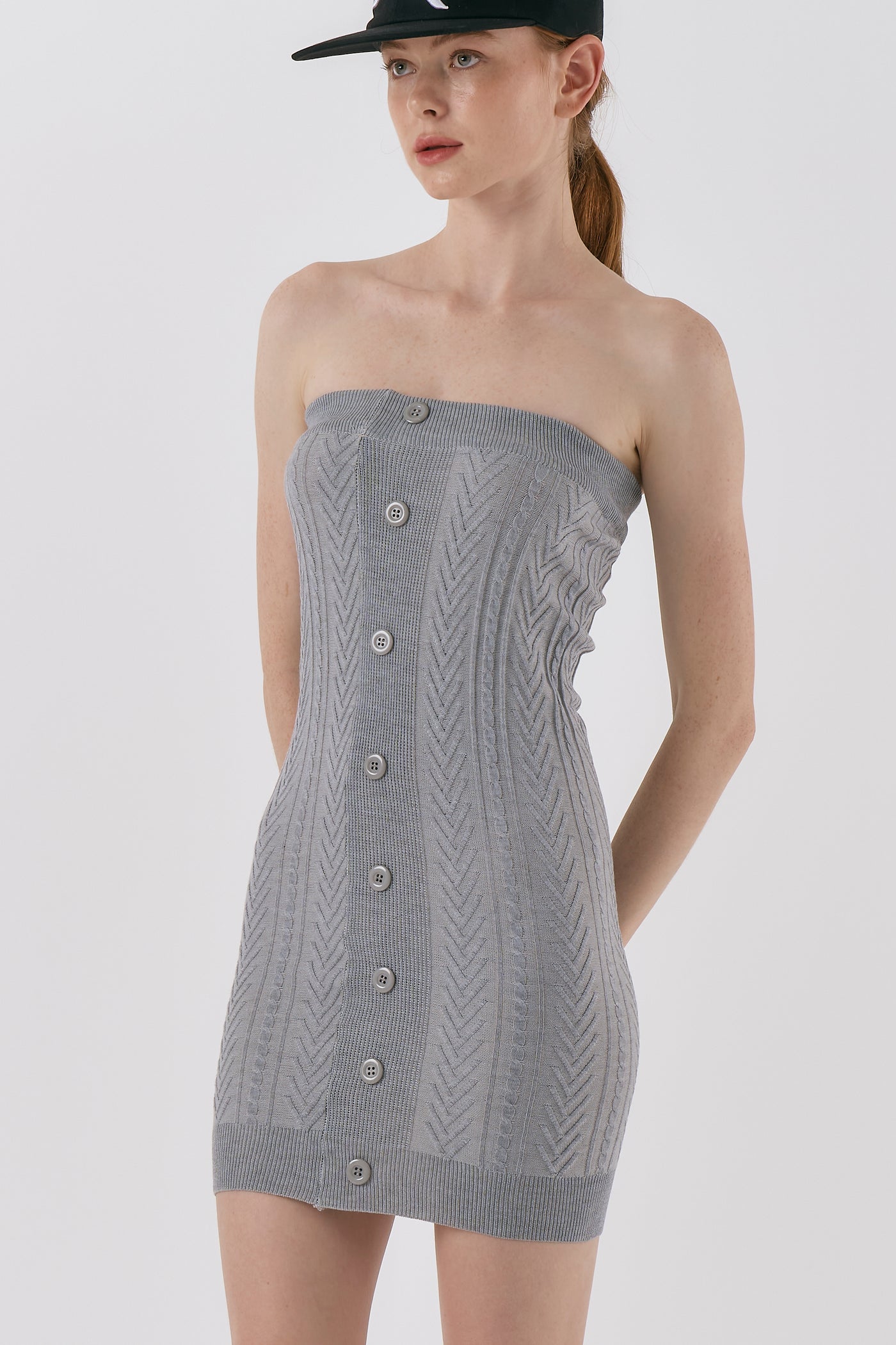 storets.com Alexa Strapless Sweater Dress