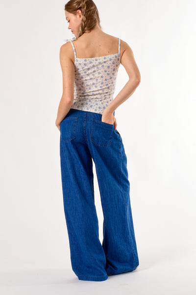 storets.com Alya Belted Wide Leg Jeans