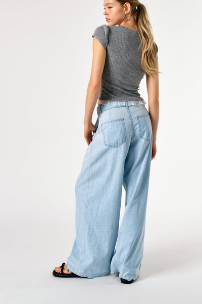 storets.com Alya Belted Wide Leg Jeans