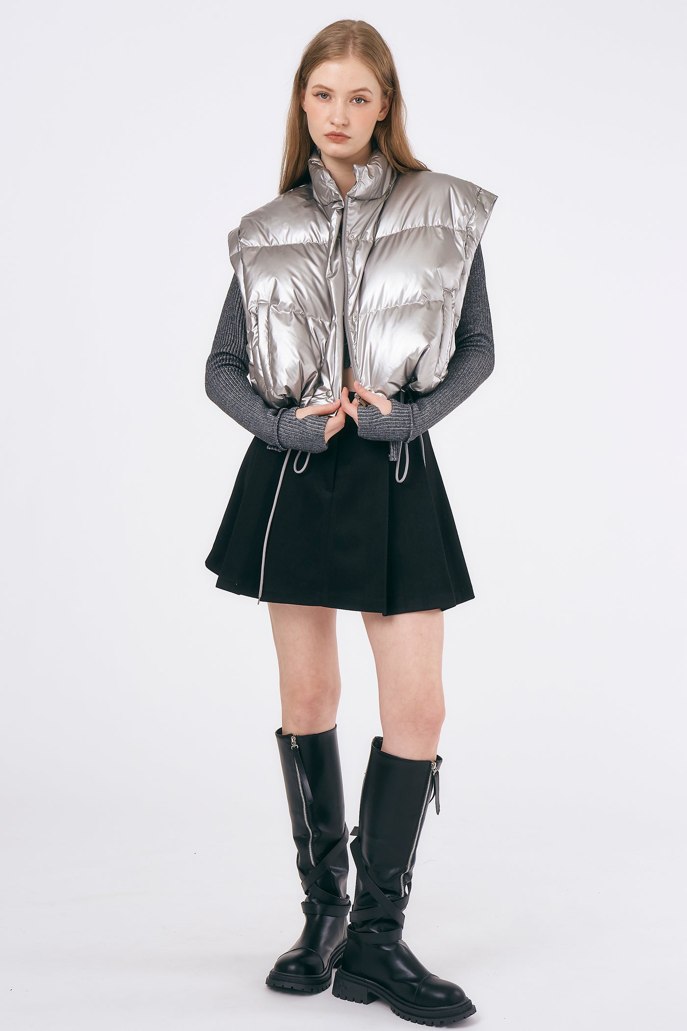 storets.com Anna 2-way Down Puffer Jacket