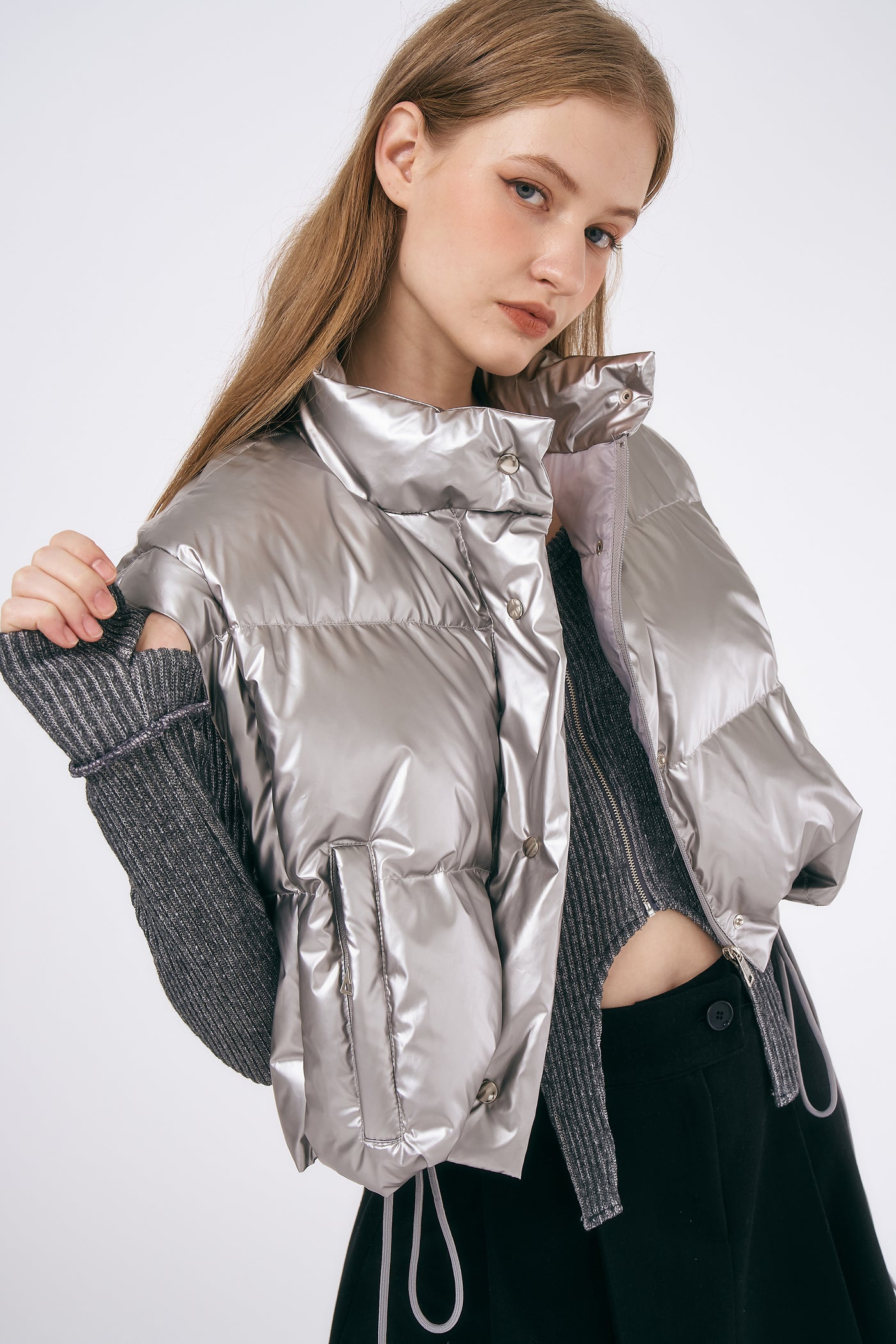 storets.com Anna 2-way Down Puffer Jacket