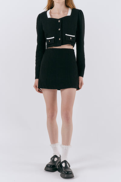 storets.com Ashley Tweed Cropped Jacket