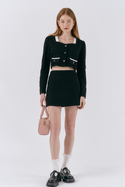 storets.com Ashley Tweed Cropped Jacket