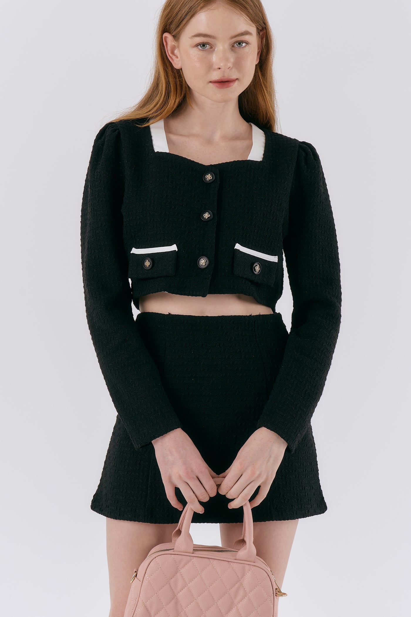 storets.com Ashley Tweed Cropped Jacket