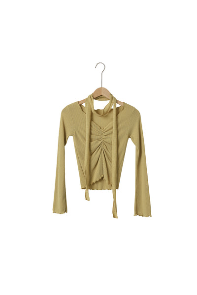 storets.com Bailey Ruched Top w/Scarf