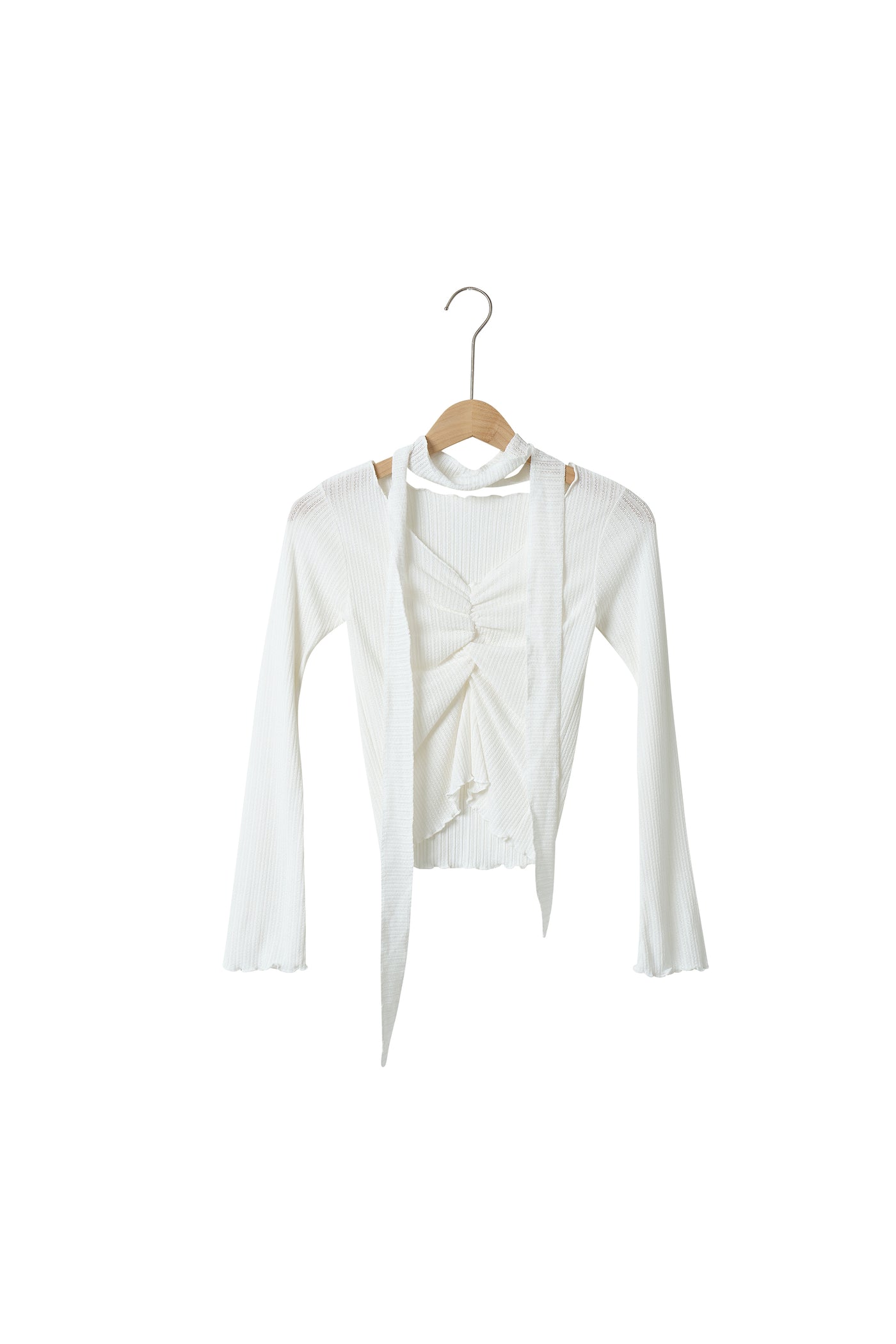 storets.com Bailey Ruched Top w/Scarf