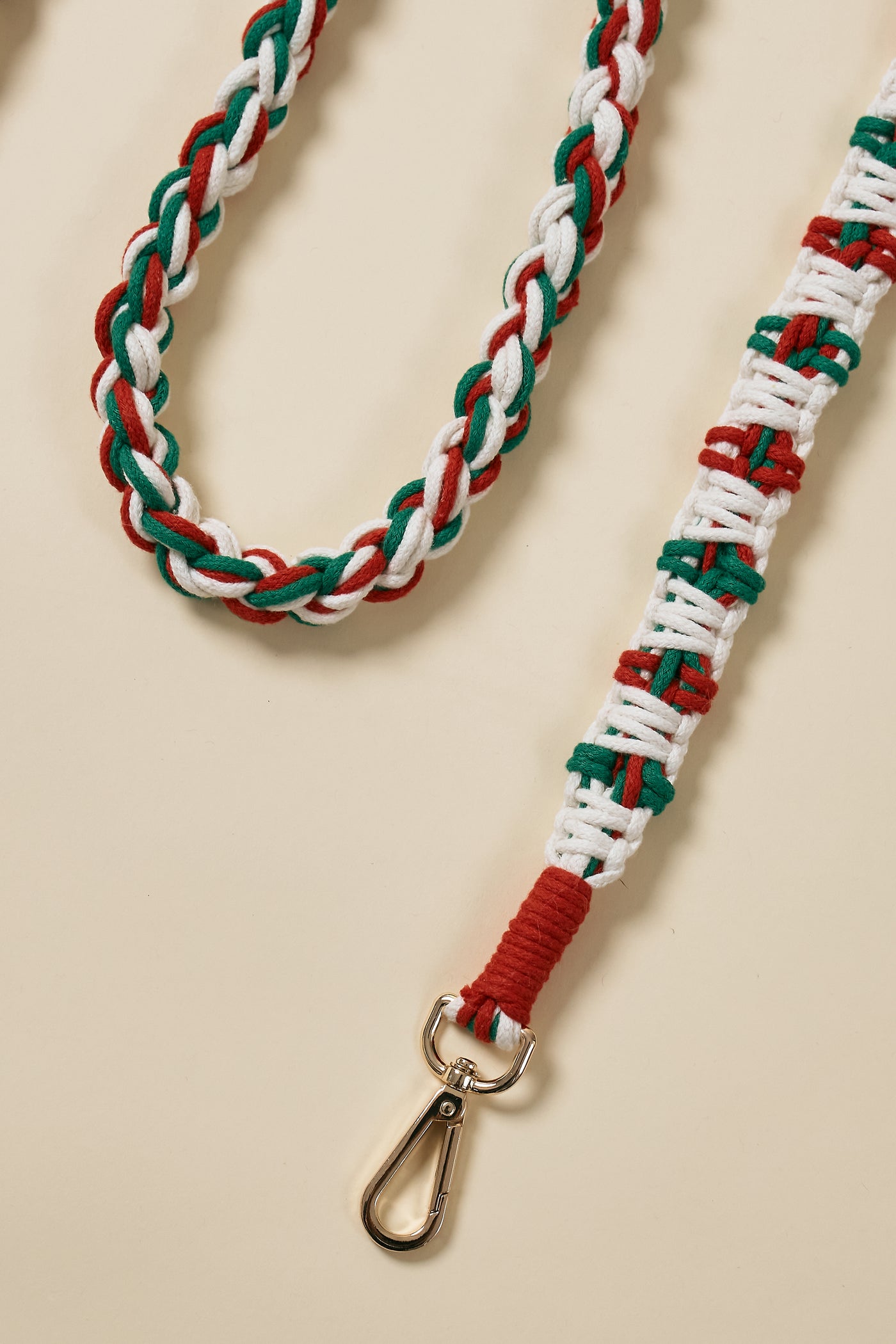 storets.com [COSONNE] Candycane Macrame Hands Free Pet Leash(for pet)