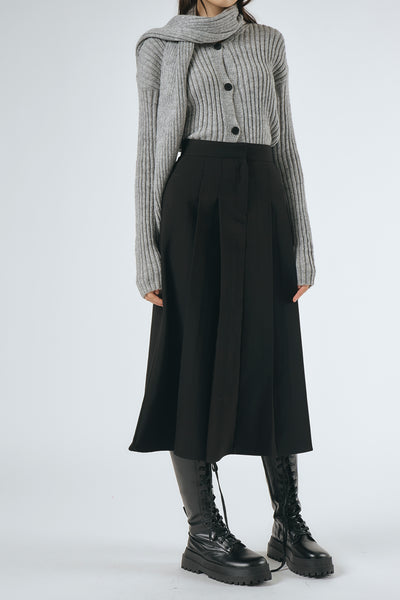 storets.com Cathia Pleated Midi Skirt