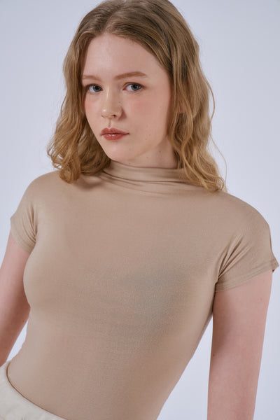 storets.com Cathy Turtleneck Capsleeve Top