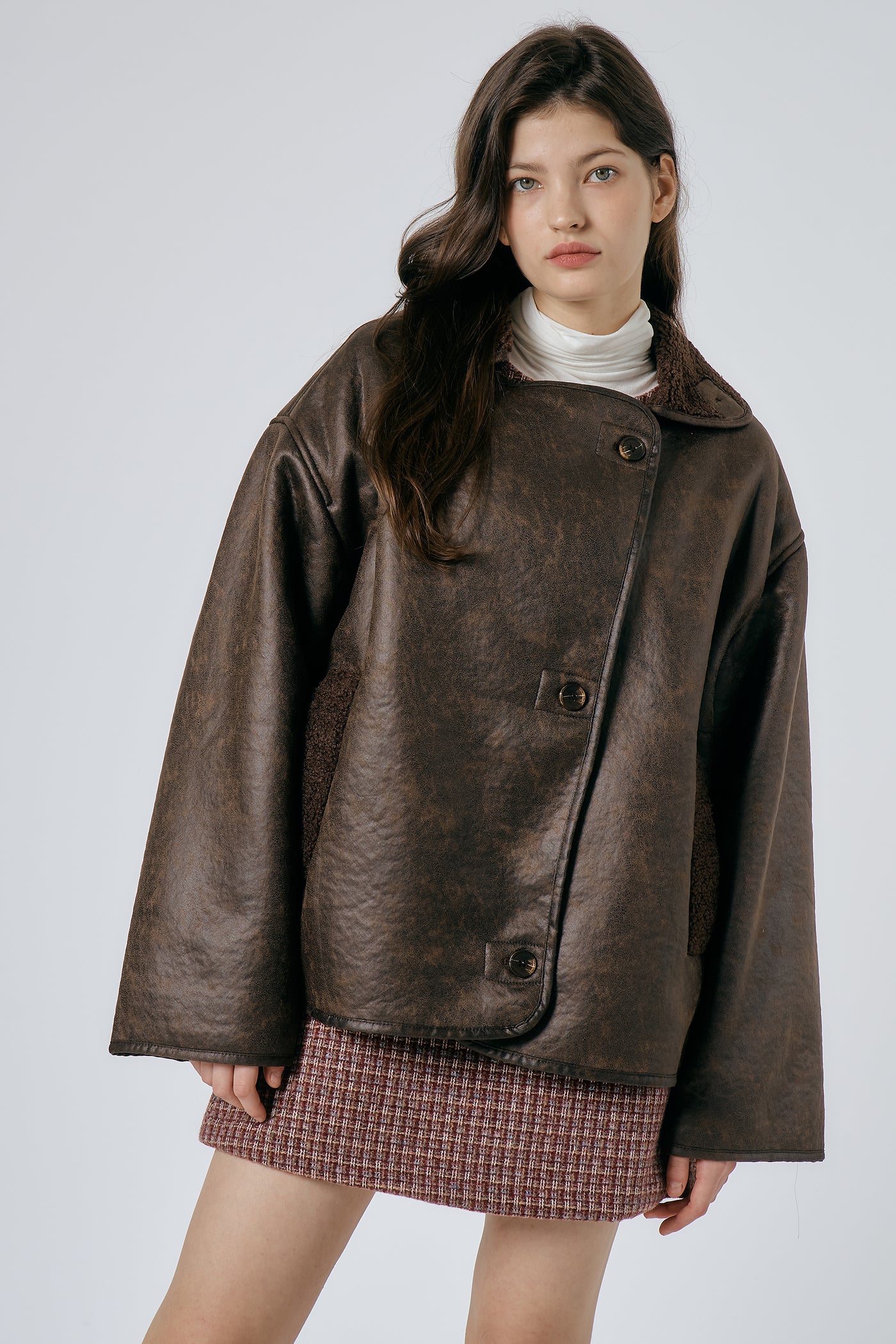 storets.com Celina Granny Shearling Coat