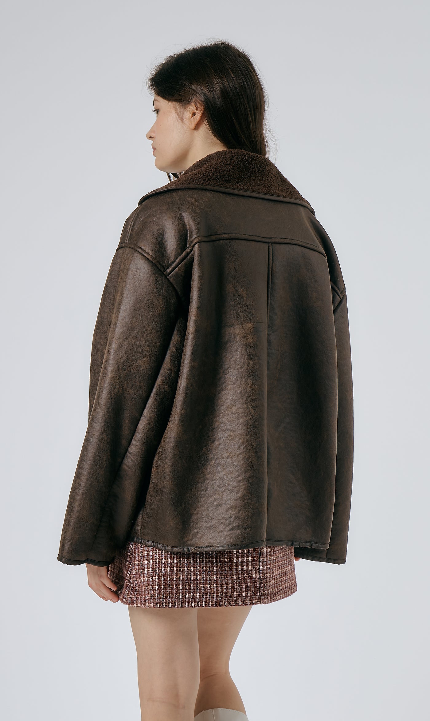 storets.com Celina Granny Shearling Coat