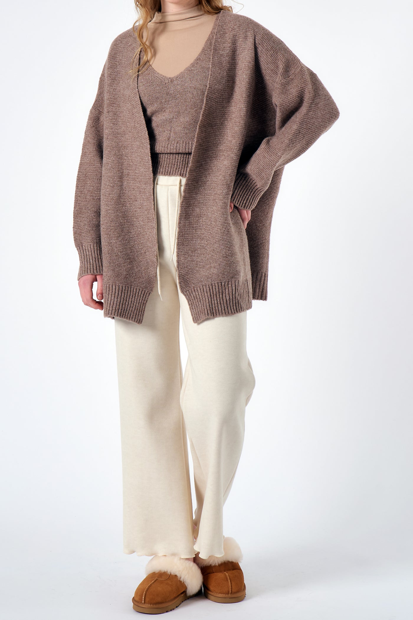 storets.com Chantal Oversized Knitted Top and Cardi Set