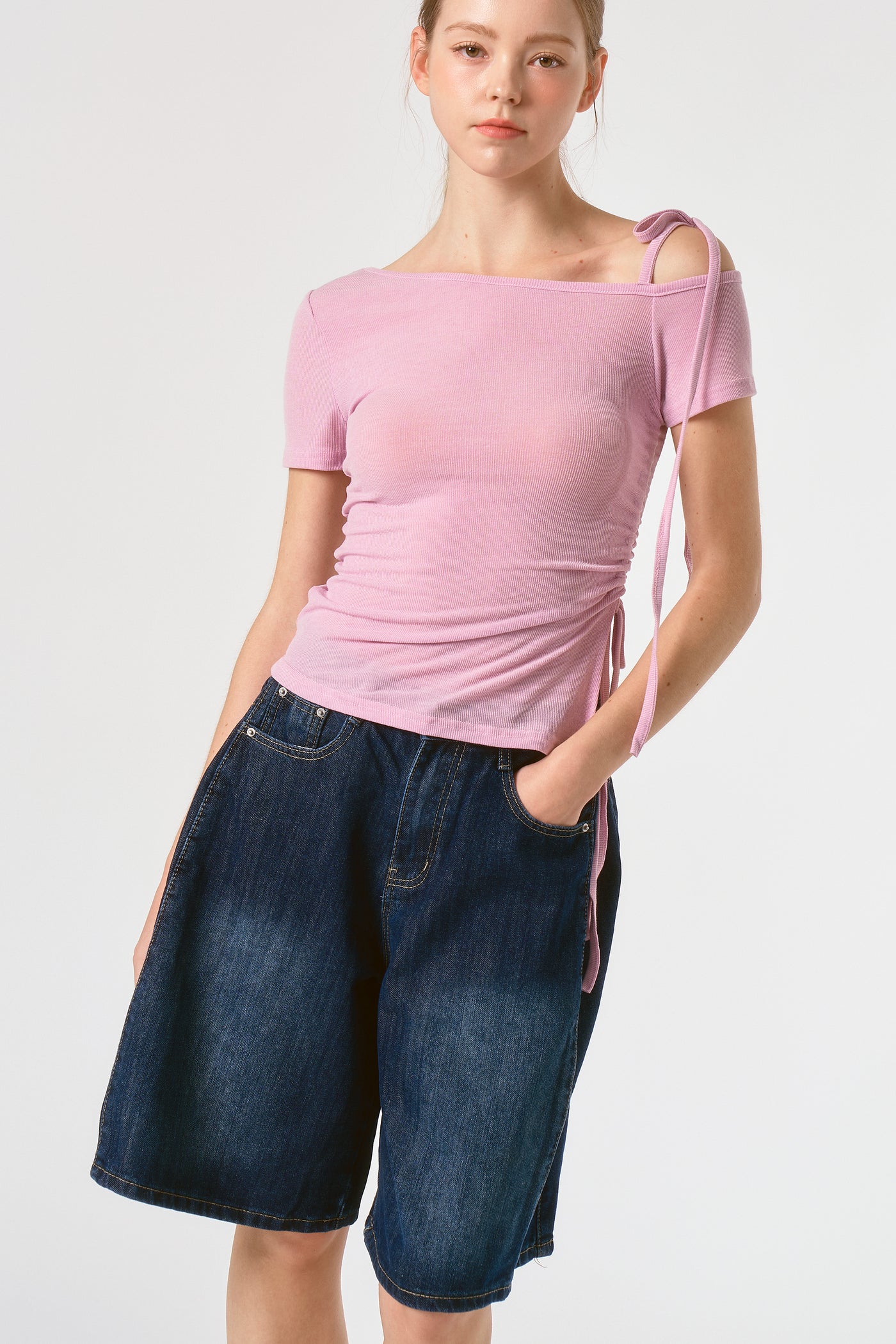 storets.com Kara Oversized Bermuda Jeans