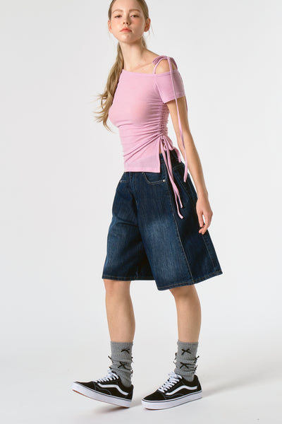 storets.com Kara Oversized Bermuda Jeans