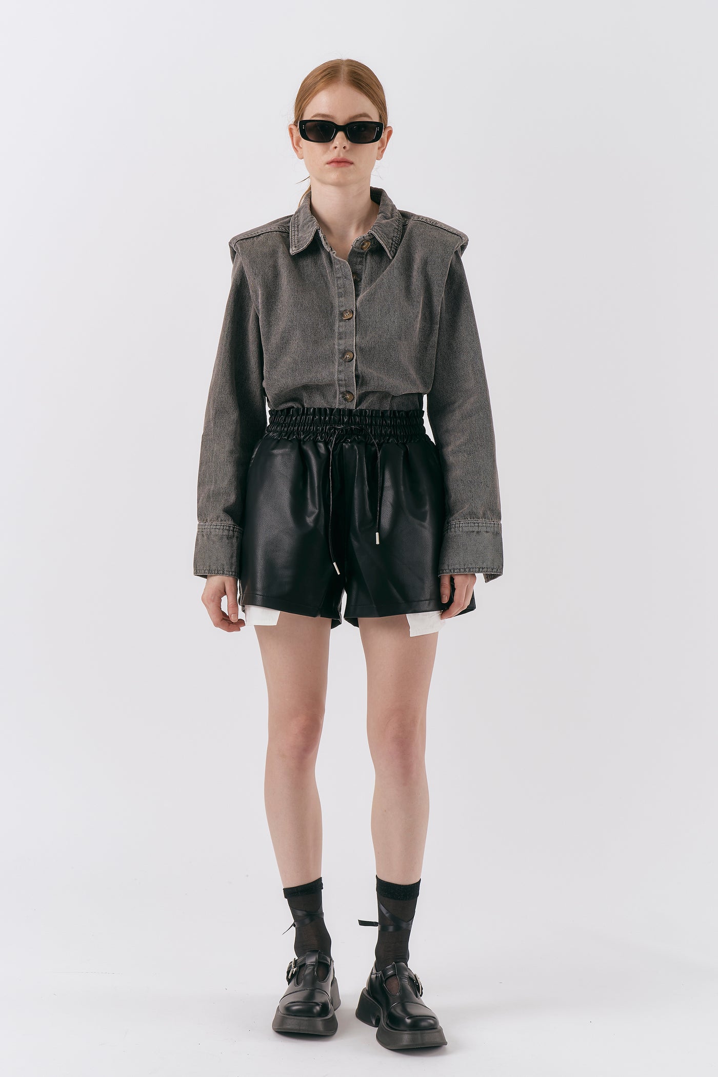 storets.com Cindy Pleather Shorts