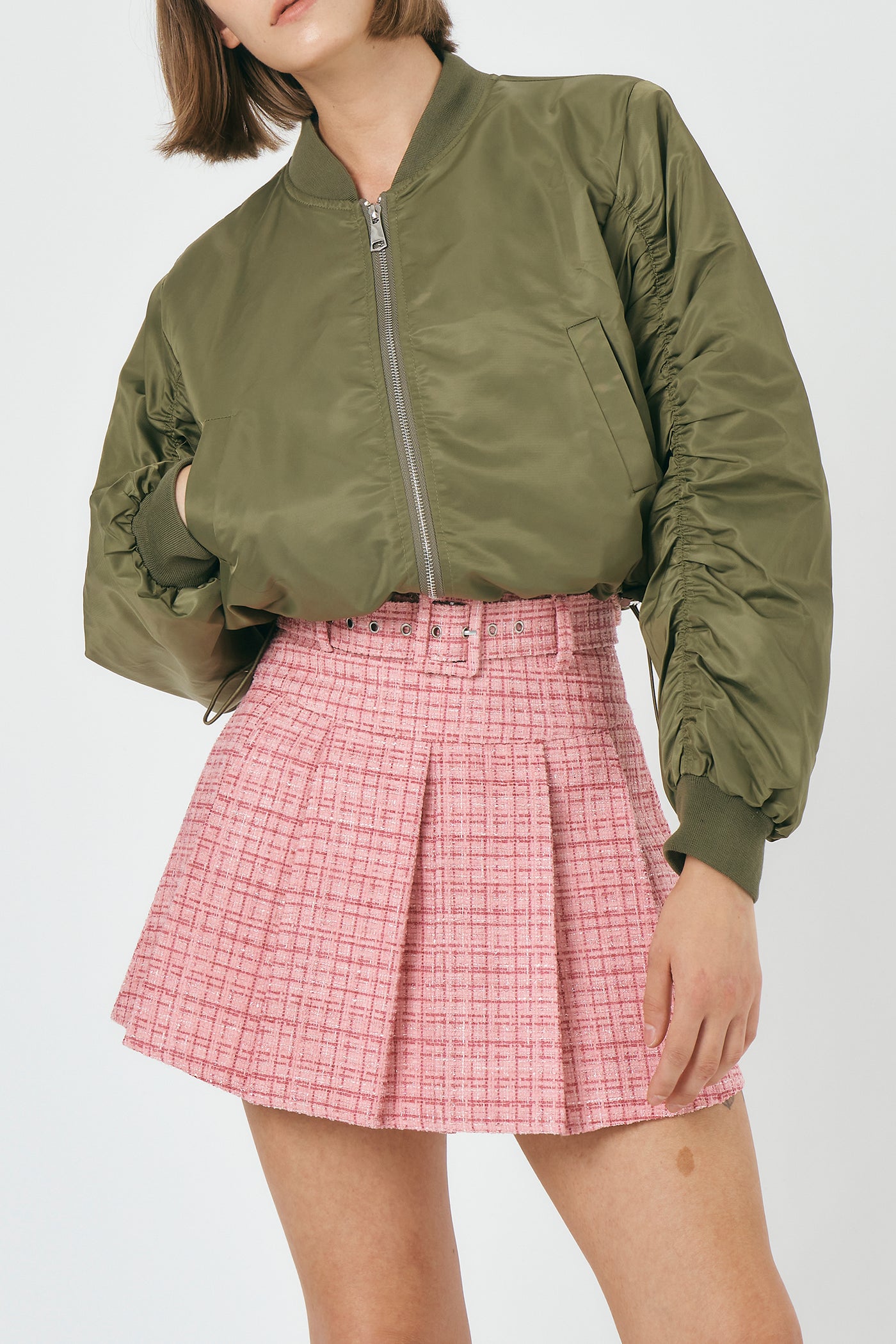 storets.com Claire Ruched Sleeve Jacket