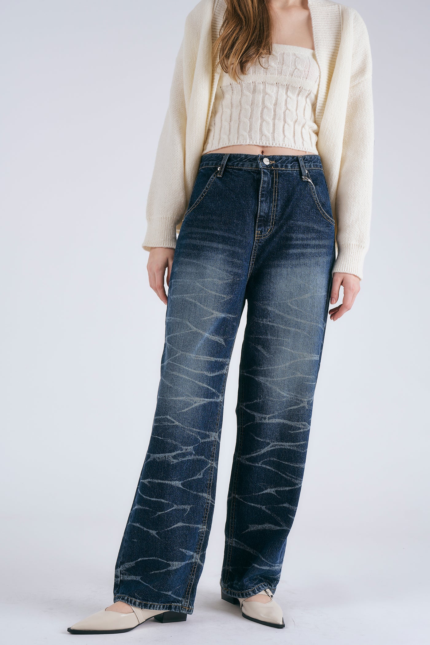 storets.com Daisy Whisker Wash Jeans
