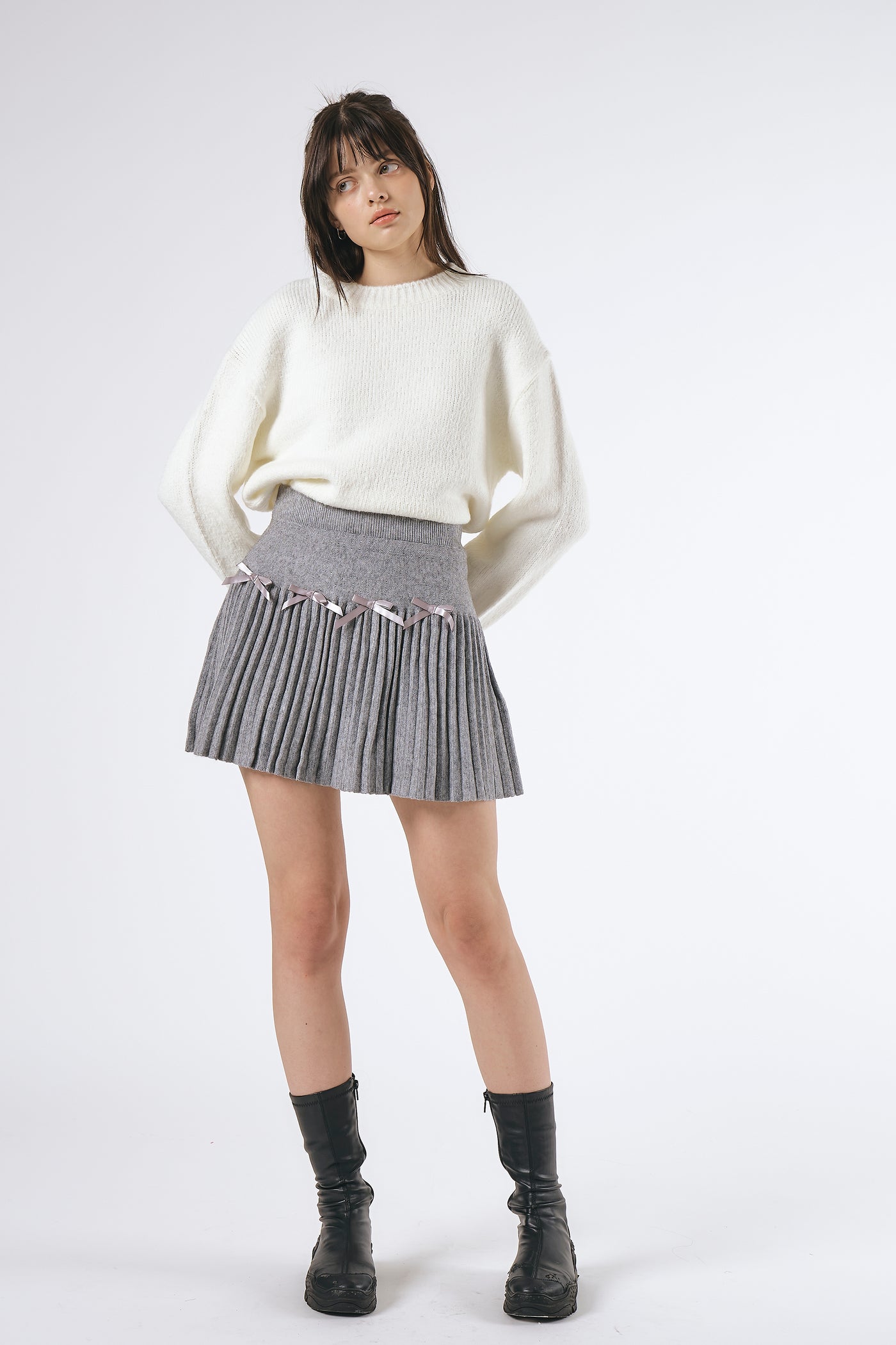 storets.com Emily Sweater w/Lace Up Sleeves