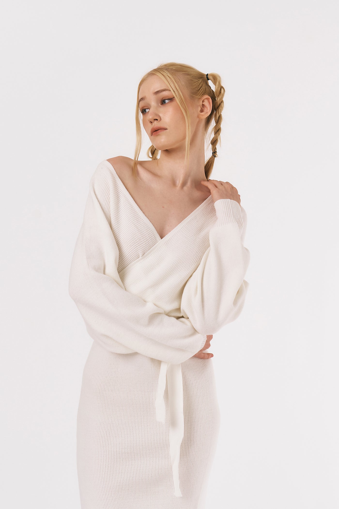 storets.com Ella Wrap Sweater Dress