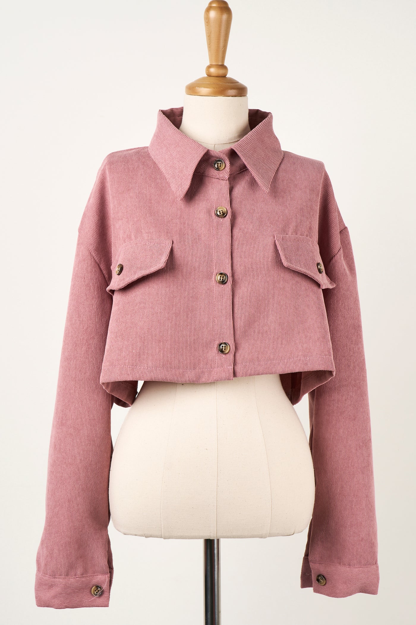 storets.com Emery Cord Cropped Jacket/Shirt