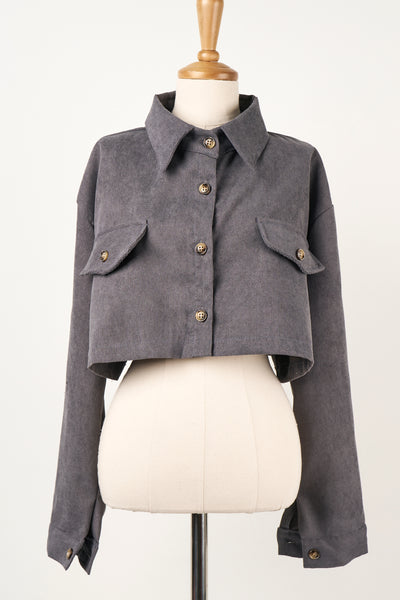 storets.com Emery Cord Cropped Jacket/Shirt