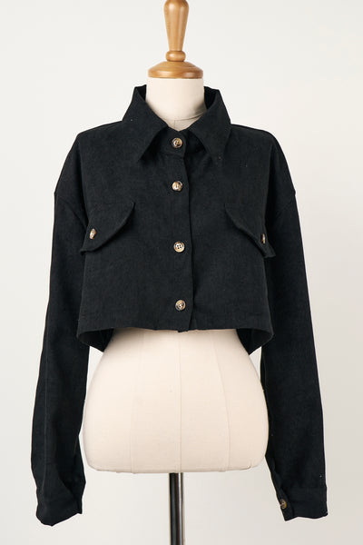 storets.com Emery Cord Cropped Jacket/Shirt