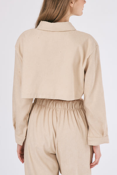 storets.com Emery Cord Cropped Jacket/Shirt