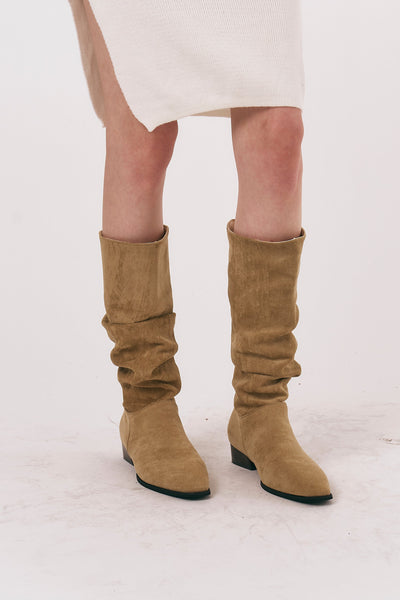 storets.com Emily Ruched Western Boots