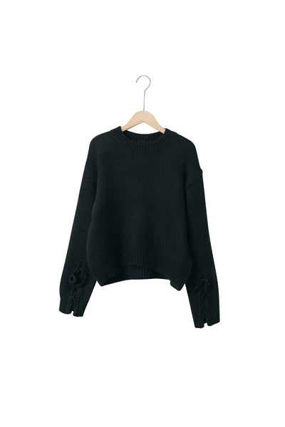 storets.com Emily Sweater w/Lace Up Sleeves
