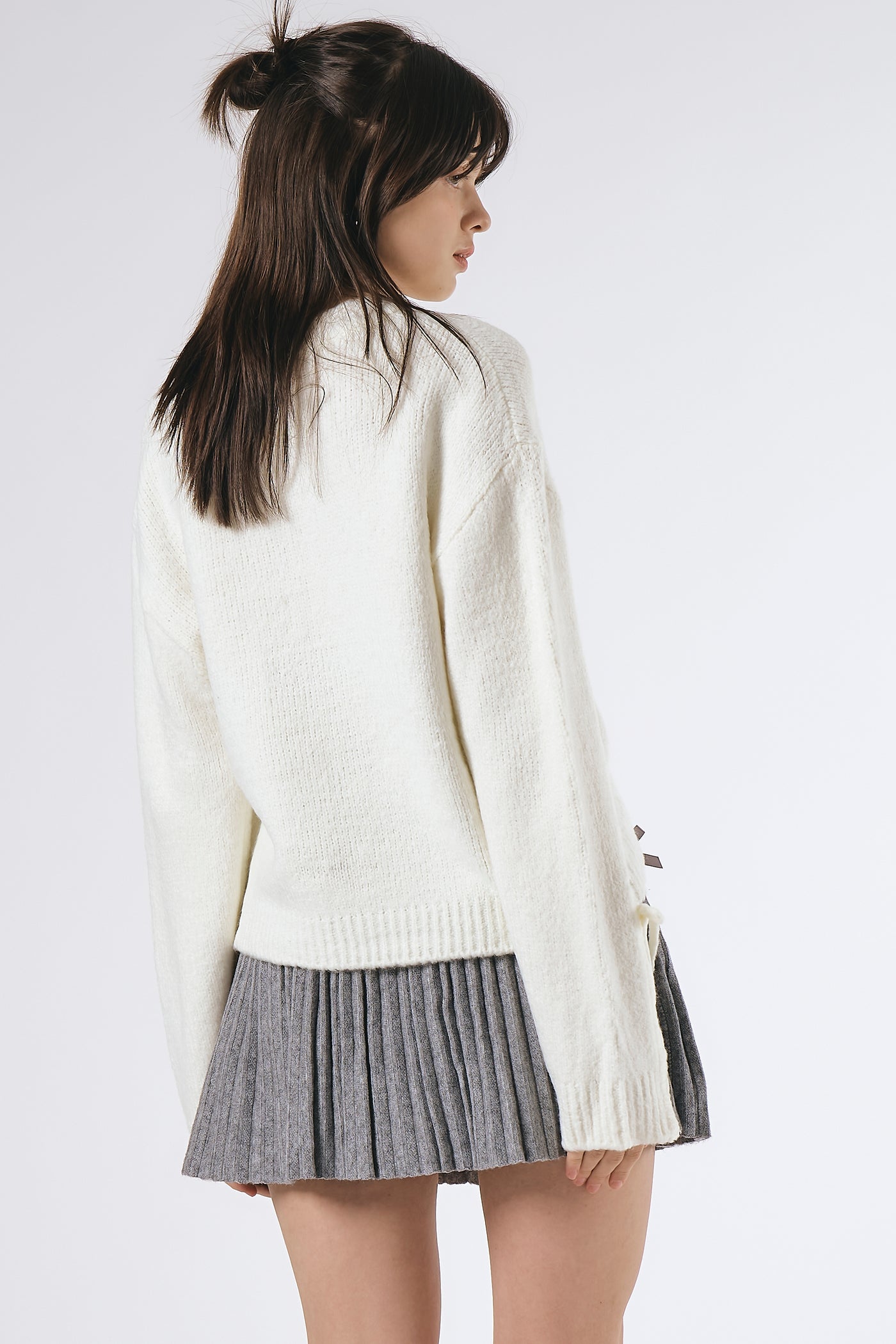 storets.com Emily Sweater w/Lace Up Sleeves