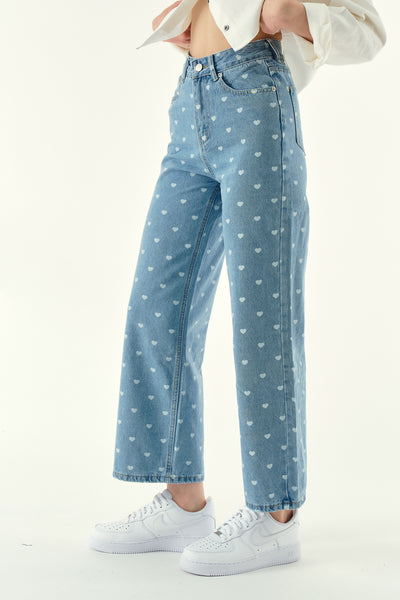 storets.com Emma Heart Denim Jeans