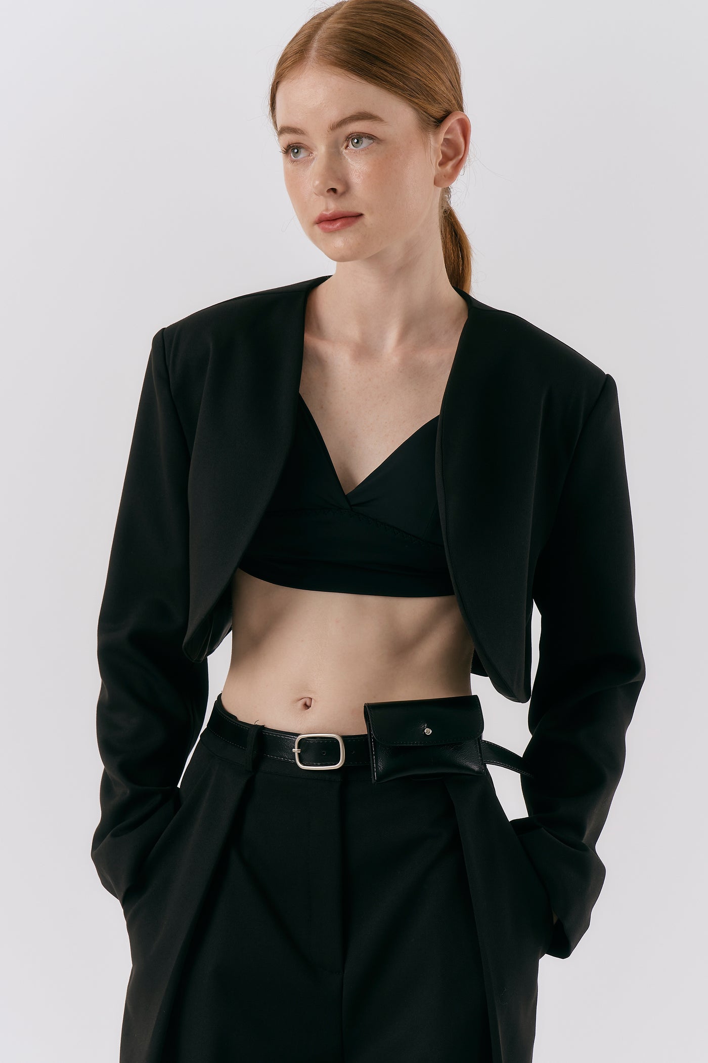 storets.com Evie Cropped Open Jacket