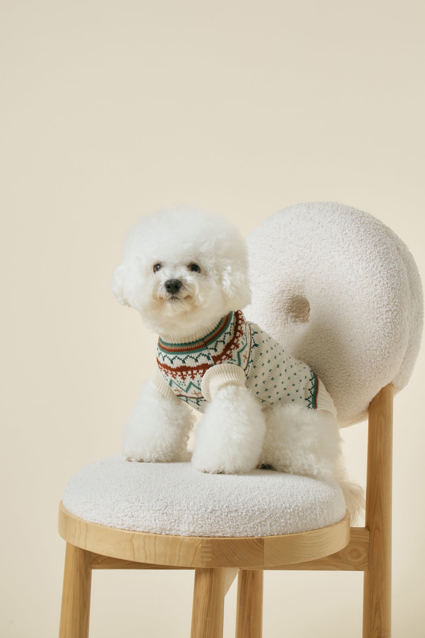 storets.com [STORETS X COSONNE] Fair Isle Retro Pet Sweater(for pet)