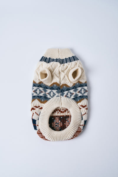 storets.com [STORETS X COSONNE] Fair Isle Granny Pet Sweater(for pet)