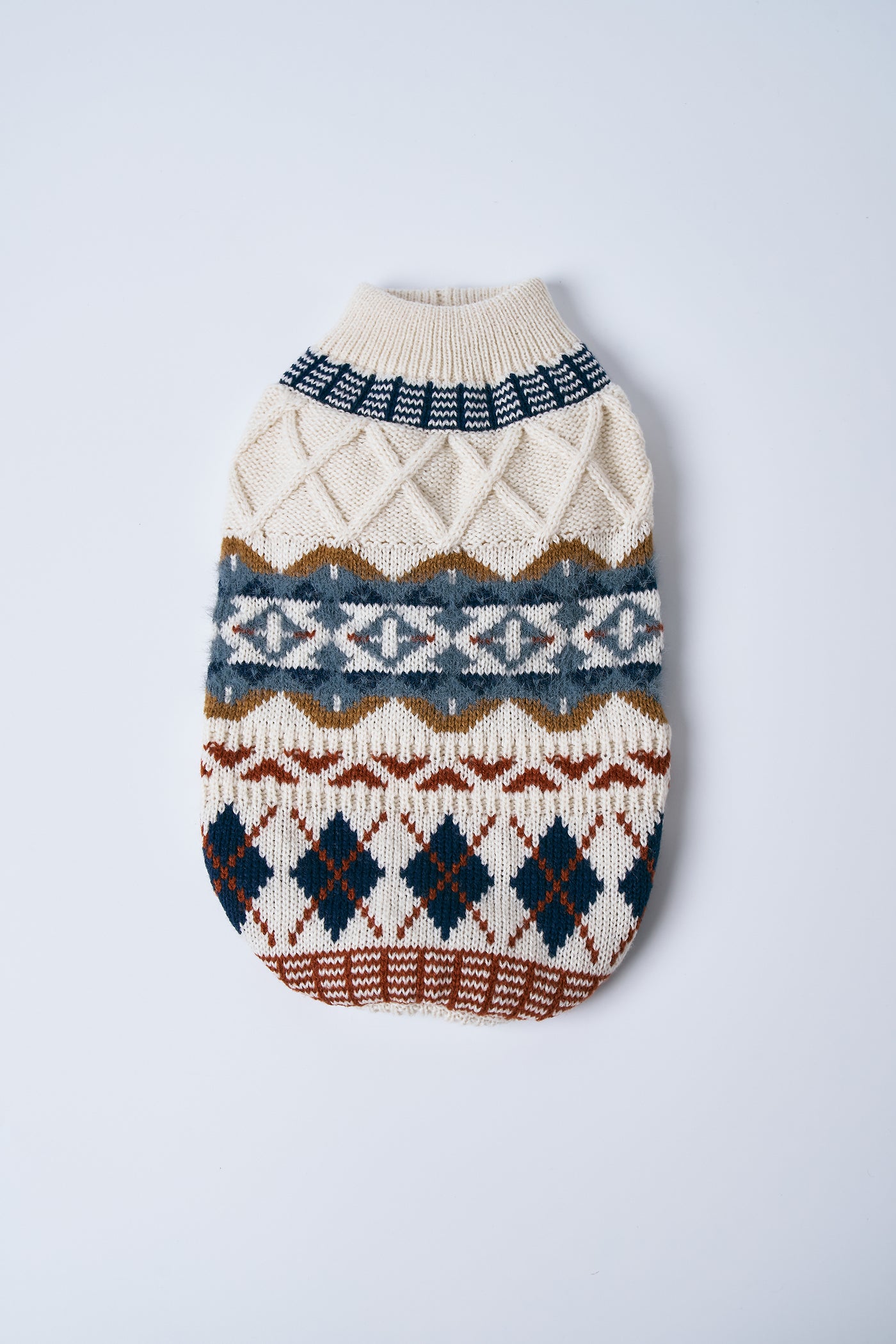 storets.com [STORETS X COSONNE] Fair Isle Granny Pet Sweater(for pet)