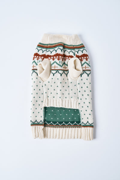 storets.com [STORETS X COSONNE] Fair Isle Retro Pet Sweater(for pet)