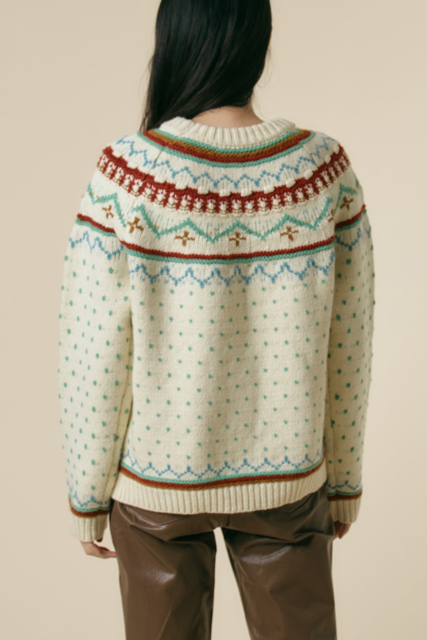 storets.com [STORETS X COSONNE] Fair Isle Retro Sweater