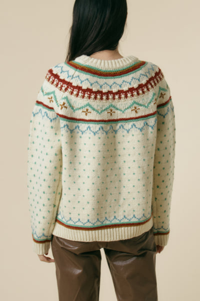 storets.com [STORETS X COSONNE] Fair Isle Retro Sweater