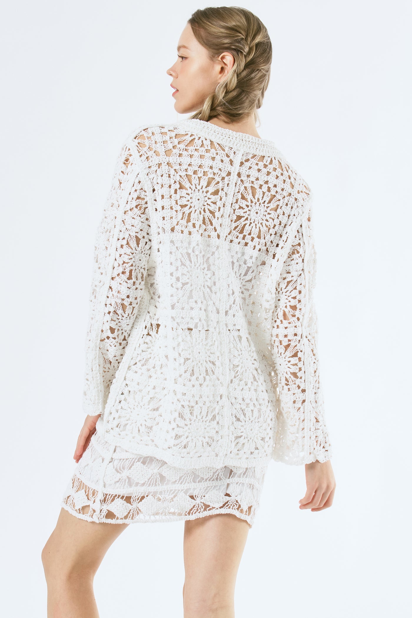 storets.com Flynn Crochet Cardi Jacket